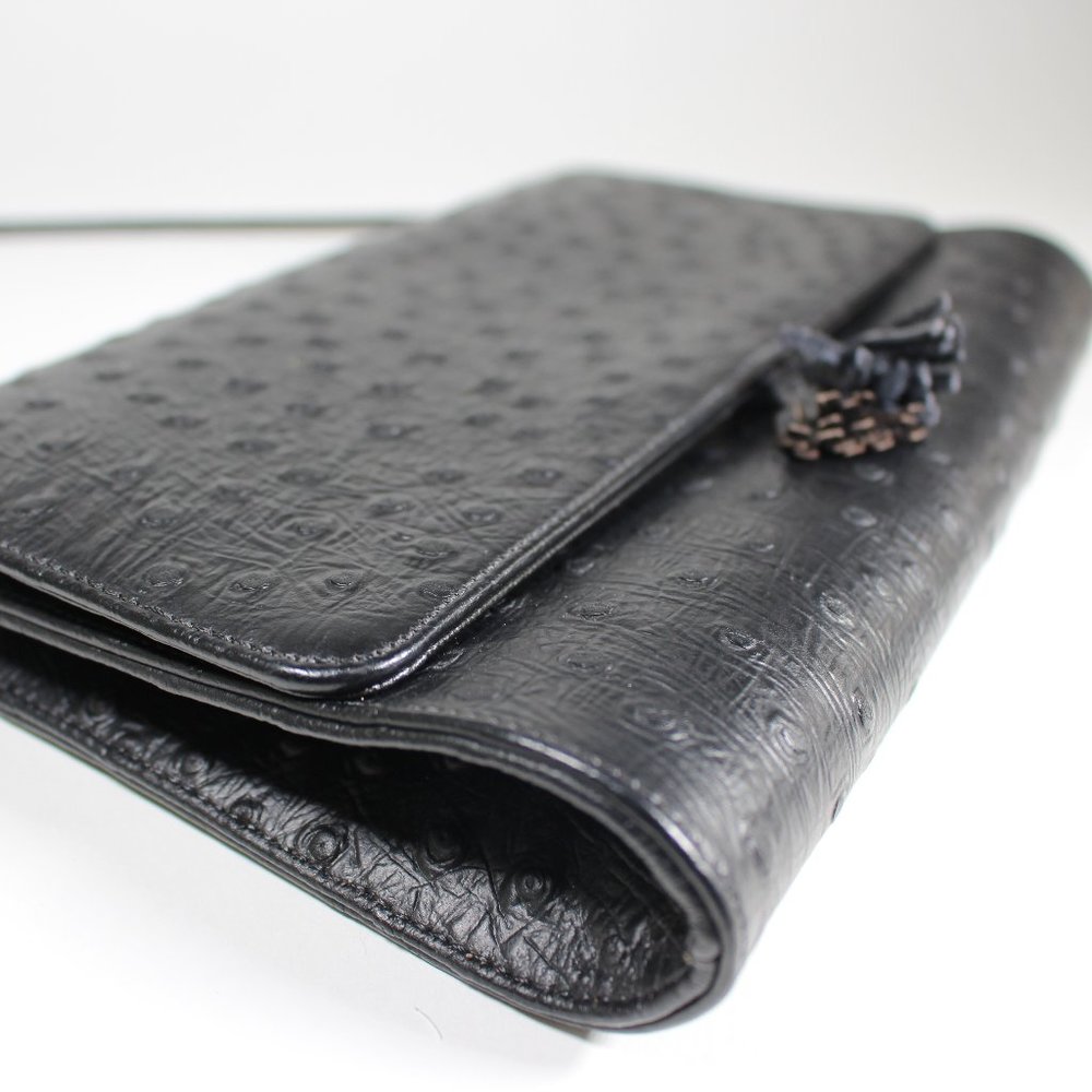 Vintage Brooks Brothers Crossbody OSTRICH bag